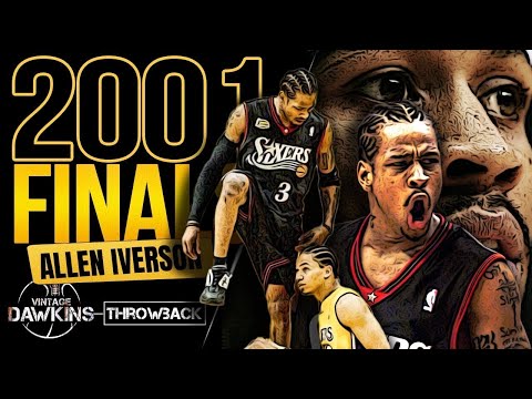 Allen Iverson LEGENDARY 2001 NBA Finals vs Lakers | 35.6 PPG | VintageDawkins