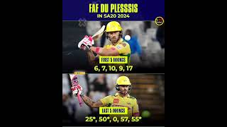 A roaring comeback by Faf du Plessis! #shorts #sa20 #fafduplessis #ipl #indvseng