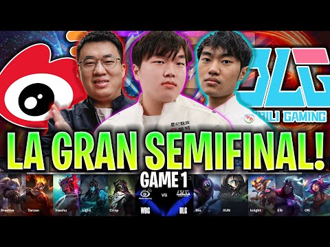 COMIENZA LA GRAN SEMIFINAL CHINA DEL MUNDIAL! | WBG vs BLG Game 1 SEMIFINAL WORLDS 2024 LVP ESPAÑOL