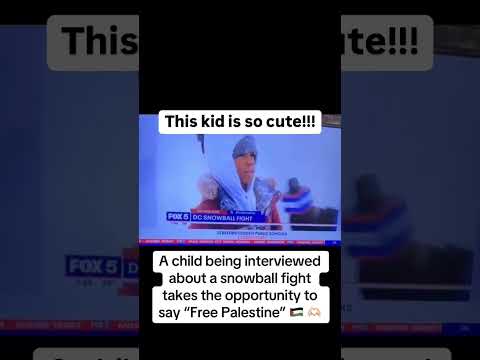 💪 😁 Bold Moment: Kid Speaks Out for Freedom During Interview