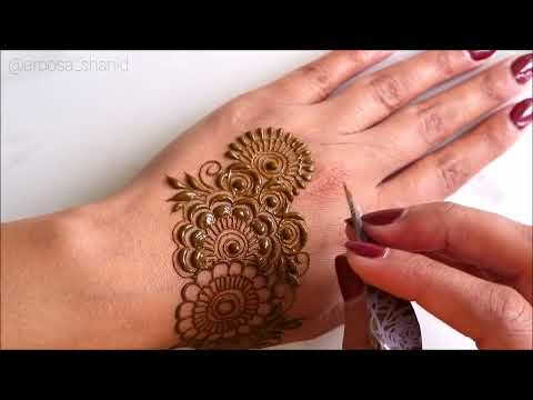 Beautiful New freestyle Simple Henna design