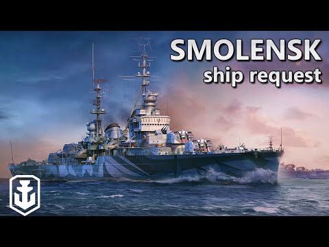 Rare Tier 10 Cruiser Smolensk - Ship Request