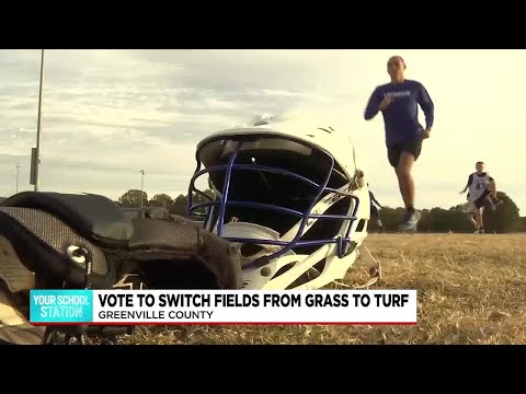 Greenville County Schools votes to convert athletic fields from grass to turf - WHNS