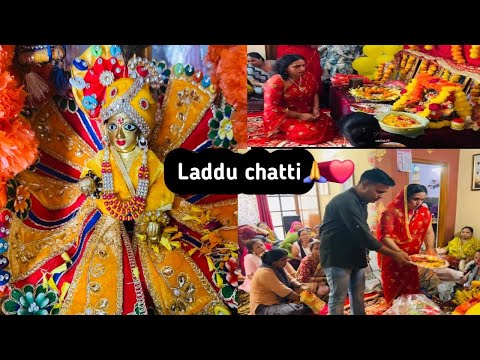 Special vlog/ Laddu gopal k chatti🙏🏻❤️