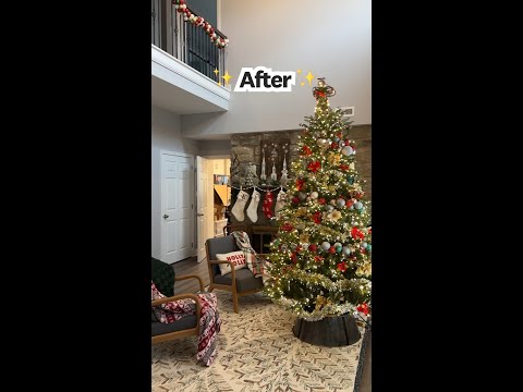 POV: your home renovation is done just in time for the holidays 🏠✨🎄 #home #remodel