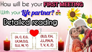 HOW will be your first meeting with FUTURE SPOUSE!!?💞🌼 Timeless & Detailed ✅ Tarot Guidance 🔮✨