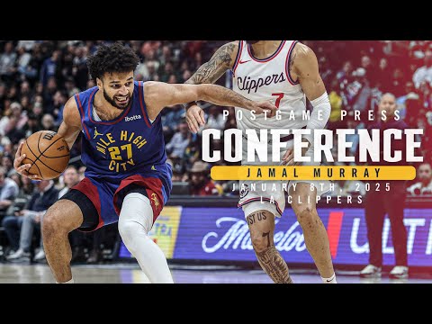 Jamal Murray Full Postgame Press Conference vs. Clippers 🎙 | 1/8/25