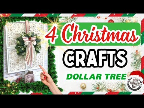 Inexpensive HIGH END LOOKING CHRISTMAS DIYS! Dollar Tree CHRISTMAS DIY