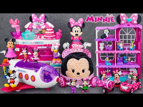 Satisfying with Unboxing Disney Minnie Mouse Pink Sweet Home Airplane Playset | Review Toys ASMR