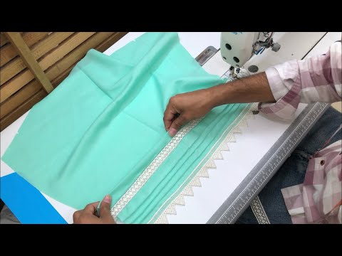 Lace ओर pintex का design  बनाना सीखे / baju design || sleeves design  very easy