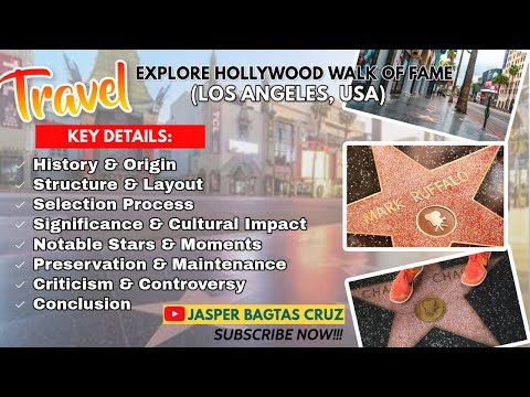 HOLLYWOOD WALK OF FAME | LOS ANGELES USA | TRAVEL | EXPLORE