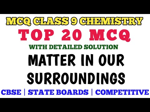 Class 9 Chemistry MCQs - Matter in our surroundings