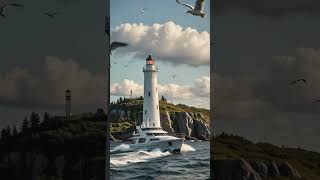 Wait For it! Yacht in Norwegian coast! #madewithai #ai #yacht #shorts #shortsvideo #imagegenerator