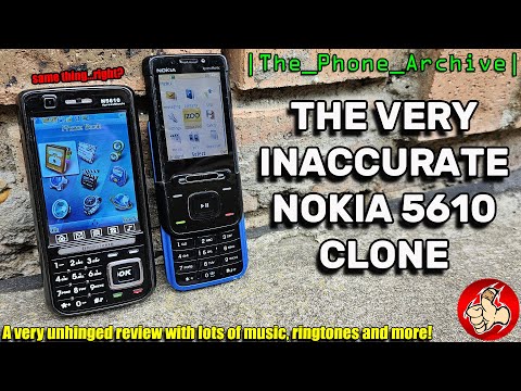 Here's the $5 Nokia 5610 XpressMusic Clone that looks NOTHING like the real deal...