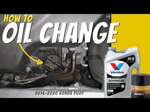 DIY : Quick OIL CHANGE Honda Pilot Touring 2016-2020