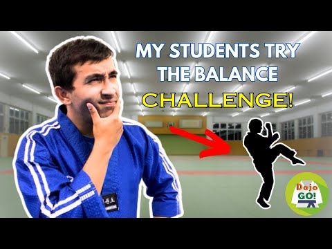 My Students Try The Balancing Challenge! | @ Functional Taekwondo DFW