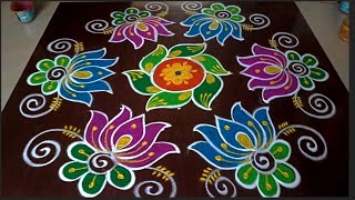 shivratri rangolis beautiful 7*4 dots sankrantimuggulu#rangoli#shivratri  #sankranthi##muggulu