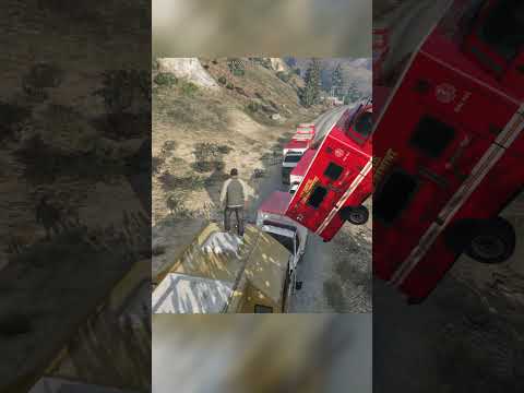 Tran vs ambulance #gta #gta5  #gaming