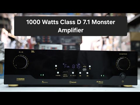 1000 Watts Monster 7.1 Amplifier With Class D | Astra Kit V8 Based | Pure Quality Audio | Best Bass|