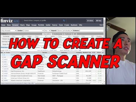 How To Create A Gap Scanner For Beginners