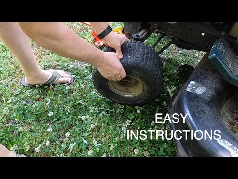 How to Change a Riding Mower Tire and Wheel: A Step-by-Step Guide