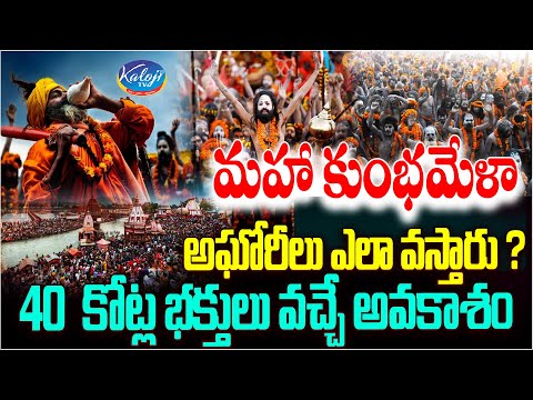 మహా కుంభమేళా అఘోరీలు ఎలా వస్తారు? | History & Significance of Prayag Raj Maha Kumbh Mela | Kaloji TV