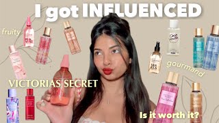 I GOT INFLUENCED * VICTORIA'S SECRET BODY MISTS - IS IT WORTH IT? #victoriasecret