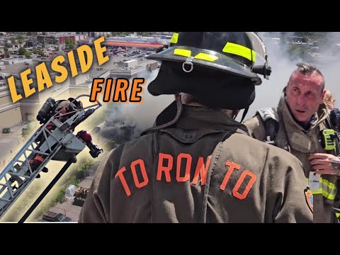 25 Commercial Road HUGE FIRE!  Toronto, Ontario. with @truenorthtransparency  June 14 2024