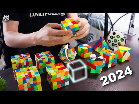 How fast can I solve ALL WCA Rubik's Cube Puzzles? | 2024