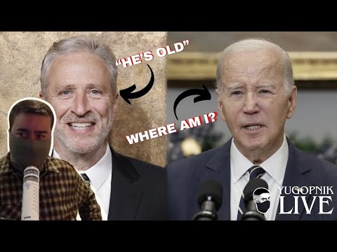 Lib Civil War Over Biden Is GOLD | Yugopnik reacts to Jon Stewart Biden Controversy