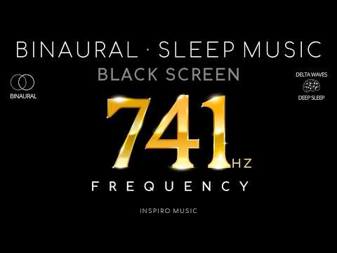 HEALING SLEEP MUSIC. BLACK SCREEN | Remove Toxins & Negativity 741hz BINAURAL