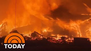 Stunning new images emerge of intensifying California wildfires