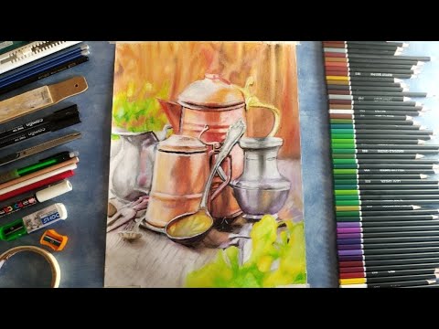 how to draw metallic object