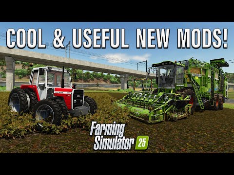 LOTS OF COOL NEW MODS! ON FARMING SIMULATOR 25 | PS5 (Review) 5th Dec 24.