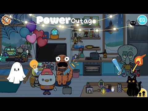 First experience with power outage #115😱😨💡‼️#youtubevideos #spongebobandfriends #tocaboca