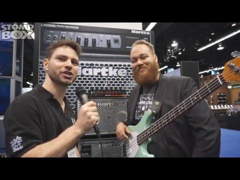 Hartke Bass Chorus & Bass Fuzz Pedal Demos at Namm 2016