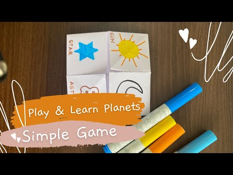 Cootie Catcher (Solar System) | Play and Learn Planets | Solar System for Preschoolers - Fun Game