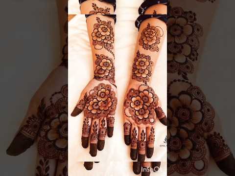 Beautiful mehendi designs | new mehendi designs | front and back mehendi #frontandbackmehndidesigns