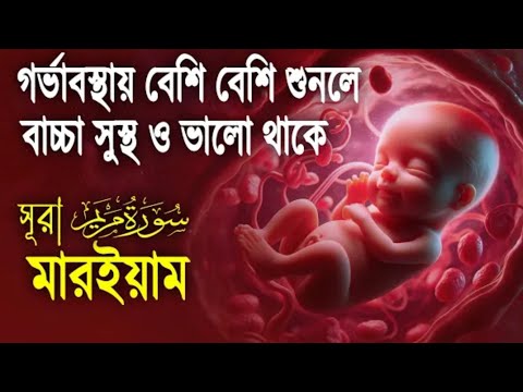 "গর্ভাবস্থায় সূরা মারইয়াম শুনুন: সুস্থ ও সুন্দর শিশুর জন্য | আলা আকেলের কণ্ঠে | Surah Maryam"