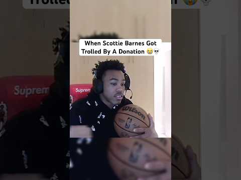 Scottie Barnes Got Trolled By A Donation