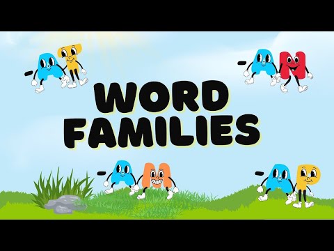 Word Families | -at -ap -am -an | Phonics CVC