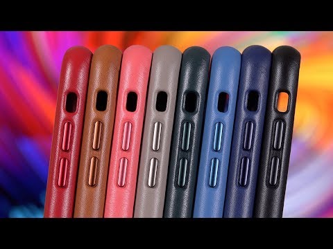 Apple iPhone XS Max Silicone vs Leather Cases (All Colors!)