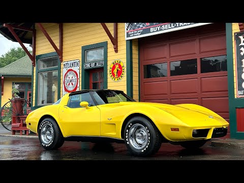 1978 Yellow Corvette 10k Miles - Walk Around - For Sale - $25,900