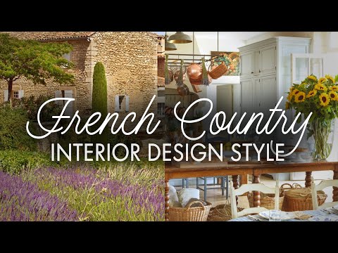 How to decorate: FRENCH COUNTRY style (Provence Style House) ~ Interior Design Styles