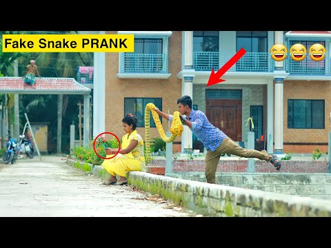 Fake King Cobra Snake PRANK | Fake Snake Prank on Public...