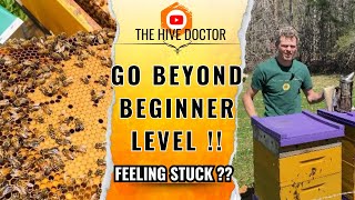 Beyond Beginner Beekeeping//Feeling Stuck?//Advance your beekeeping past Beginner level