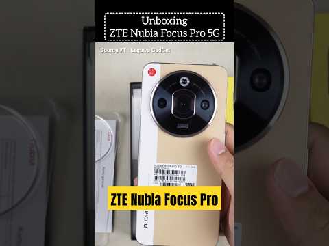 Unboxing ZTE Nubia Focus Pro 5G Light Brown | Hp Murah Dengan Kamera Terbaik #ztenubiafocuspro #zte