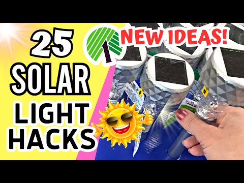 25 NEW and EXCITING Dollar Tree SOLAR LIGHT HACKS 2023 | Patio & Outdoor DIY SUMMER Decorations