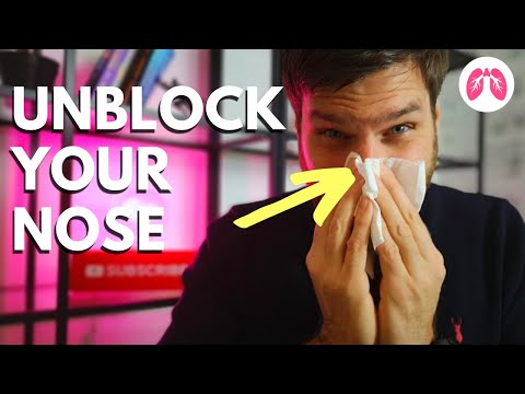 How to Unblock a Stuffy Nose NOW | TAKE A DEEP BREATH #shorts Breathing Exercises