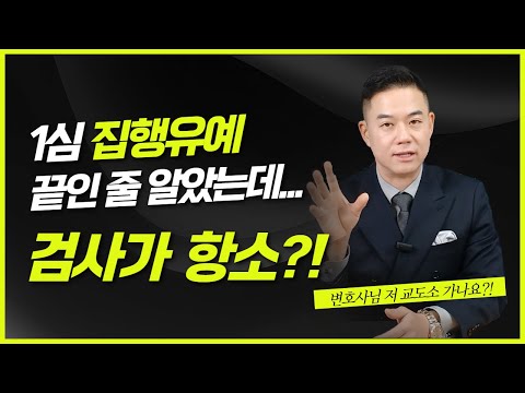 ※중요※ 형사항소전문변호사! 1심 집행유예 나온 뒤 검사가 항소하면?